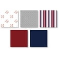thumbnail image 6 of Sweet Jojo Designs Baseball Patch Twin Bed Comforter Bedding Set, 6 of 6
