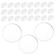 thumbnail image 5 of unbranded 100Ud Cabochones De Vidrio Redondos Claros Para Y Joyería DIY, 5 of 8