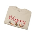 thumbnail image 3 of Merry Chickmas Sweatshirt, Women Sweatshirts, Christmas Mom Sweatshirts, 3 of 4