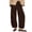 Brown, variant on Women's Balloon Cuffed Sweatpants Casual Jogger Pants with Pockets Black M