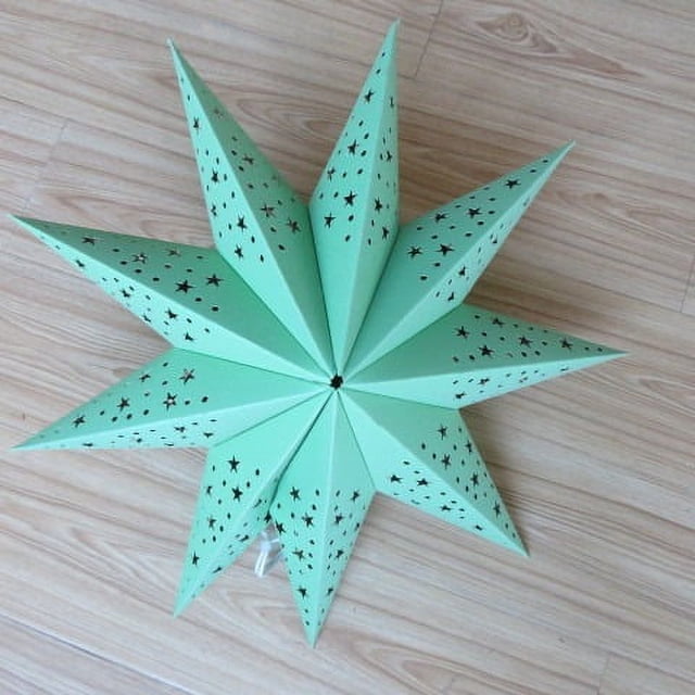 Gran evento para los amantes de la artesanía: faroles plegables con estrellas de nueve puntas