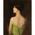 thumbnail image 2 of Louis Picard 12x14 Gold Ornate Wood Frame and Double Matted Museum Art Print Titled - Portrait of a Woman (1890), 2 of 4