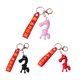 thumbnail image 1 of Llavero con colgante de caballo de dibujos animados en 3D, llavero con anilla de metal, accesorio multifuncional para regalo., 1 of 8