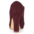 thumbnail image 3 of Unique Bargains Women's Solid Color Rounded Toe Block Heel Ankle Booties, 3 of 6