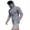 Gray, variant on Men's UPF 50+ Face Shield Sun-Jacket, Finger Hole Cuffs & Sweat-Draining Material for seaside vacation trips White XS