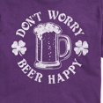 thumbnail image 2 of Instant Message - Don't Worry Beer Happy - Men's Short Sleeve Graphic T-Shirt, 2 of 5