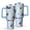 Pug and Footprints-1, variant on OBREWU Poodle Dog and Footprint Tumbler with Handle and Lid,Poodle Dog and Footprint 40oz Double Wall Vacuum Insulated Tumbler,Cups Gift for Women and Men