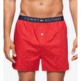 thumbnail image 2 of Men's Tommy Hilfiger 09T3255 Micro Flag Basic100% Cotton Woven Boxer (Mahogany M), 2 of 4