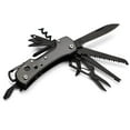 thumbnail image 7 of Happon Pack of 3 Folding Pocket Knife Multi-Tool for Outdoor Camping Fishing Hunting Survival (Black), 7 of 7