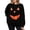 Black, variant on Halloween Sweatshirt for Women Crewneck Pullover Sweatshirt for Work Travel Long Sleeve Solid Top Modern Casual Comfort Clothing for Winter White S
