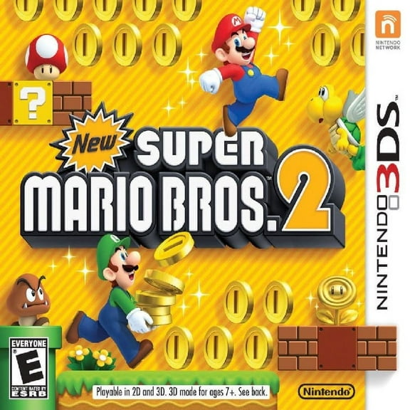 Restored Super Mario Bros. 2 (Nintendo 3DS, 2012) Adventure Game (Refurbished)