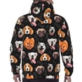 thumbnail image 7 of Honeii Different Breeds Of Dogs Pattern Mens Hoodies Men's Loose Sleeve Sweatshirt,Pullover Hooded Sweatshirt for Men,Essentials Hoodie-XX-Large, 7 of 7