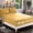 Gold, variant on Extra Deep Pocket Fitted Sheet, Fits 18 In to 24 In Mattress, Single Fitted Sheet Only - Queen Black