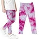 thumbnail image 4 of Odeerbi 3-8 Años Niñas Tie-Dye Leggings Mallas Elásticas Pantalones de Verano Cintura Alta Panty Suave, 4 of 4