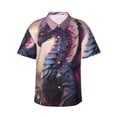 thumbnail image 1 of Fotbe Dragon Camisa Hawaiana para Hombre Unisex – Camisa Casual de Verano con Botones de Manga Corta de Algodón y Lino,3X-Large, 1 of 7