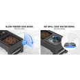 thumbnail image 1 of Cuencos elevados para perros Yashi Cuenco elevado ajustable alimentación lenta agua antiderrames color negro, 1 of 5