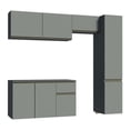 thumbnail image 4 of Cocina Integral Completa Modular Madesa Nice 220m Gris 04, 4 of 10