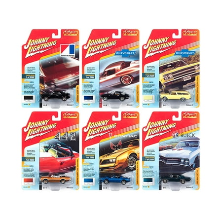 Classic Gold 2018 Release 3 Set A of 6 Cars 1/64 Diecast Models by Johnny