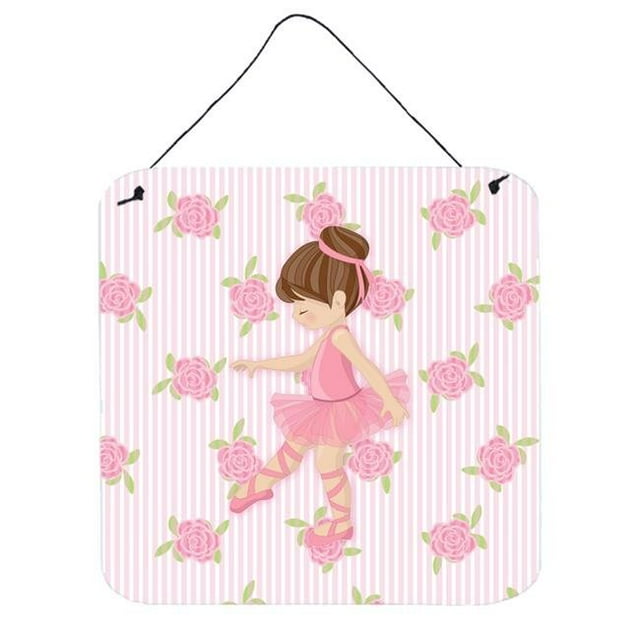 Ballerina Brunette Point Wall or Door Hanging Prints