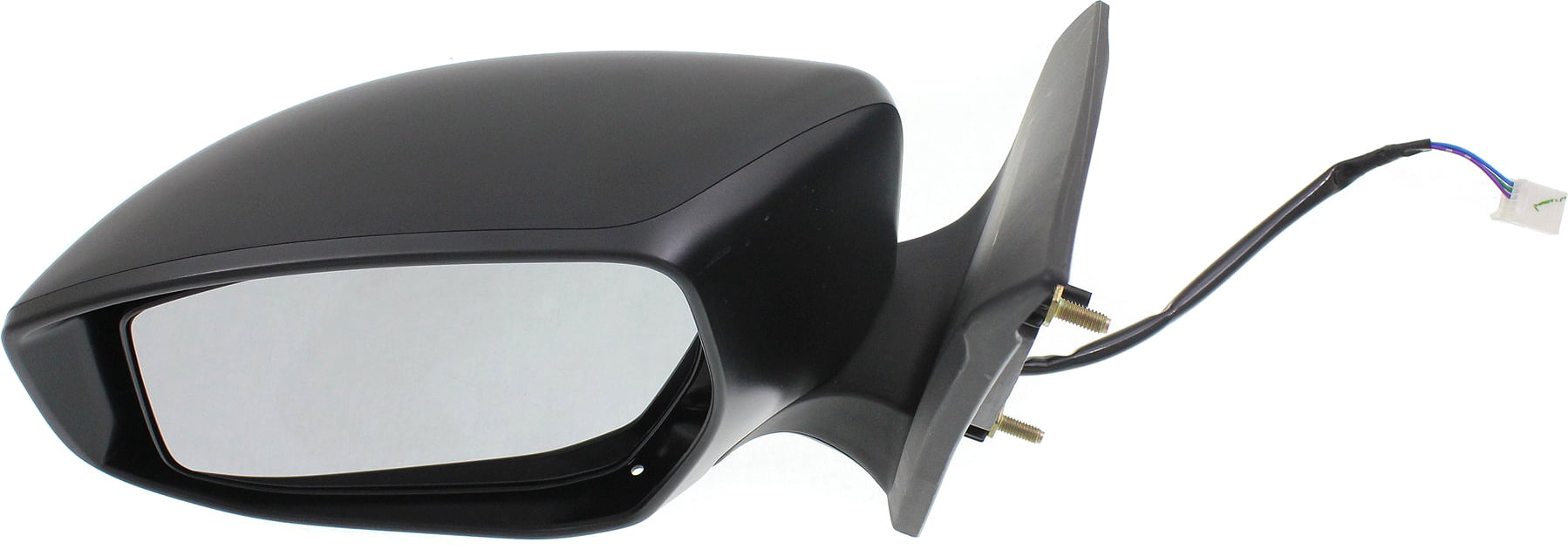 Mirror Compatible With 2013-2018 Nissan Sentra Left Driver Side Textured Black Kool-Vue