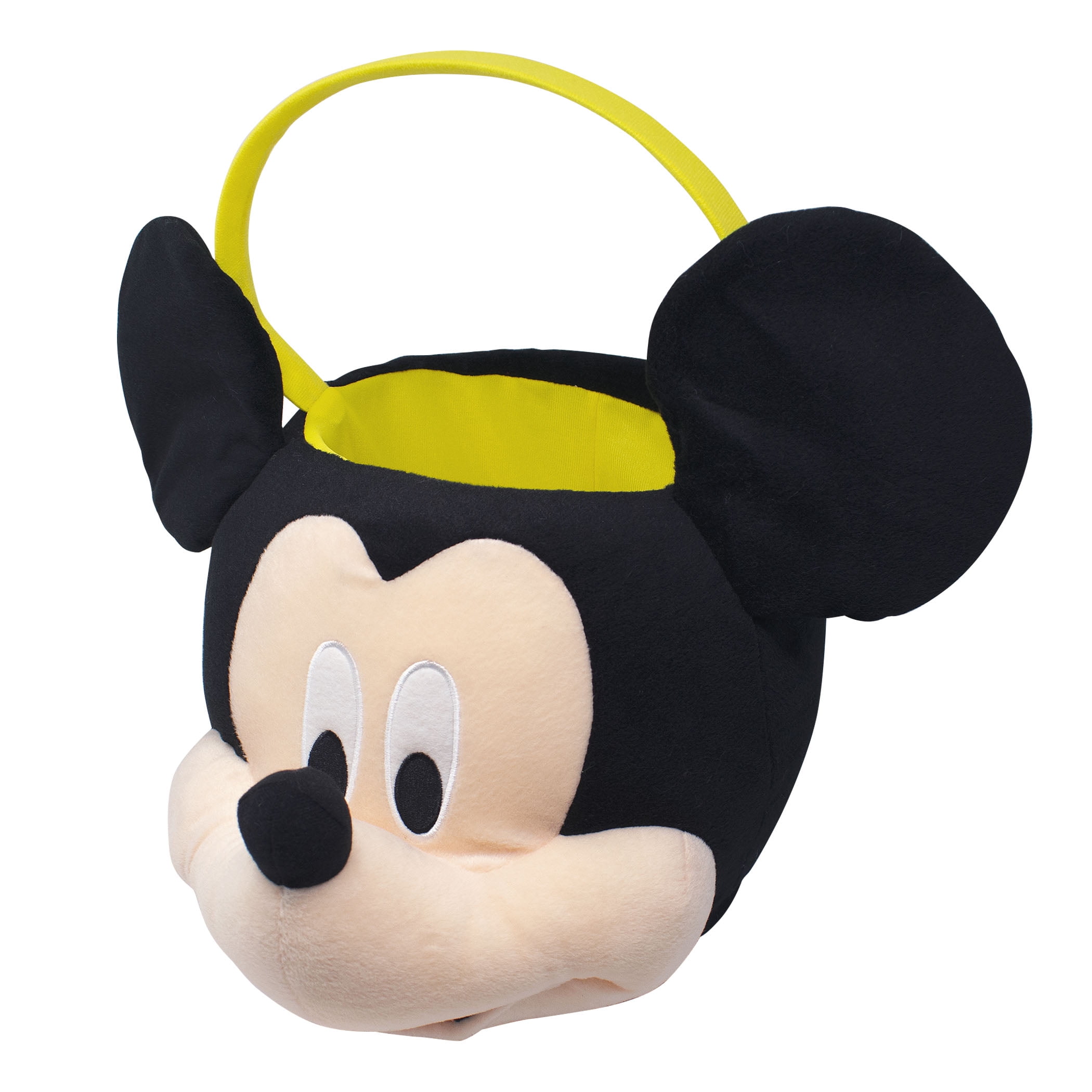 NEW Disney MICKEY MOUSE Toy Figure BUCKET Gift Storage Beach Candy Basket Bin 