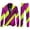 Purple, variant on FYEGRE Men's Carnival Suit Two Piece Set Formal Attire With Purple Gold All Over Print Design White XL