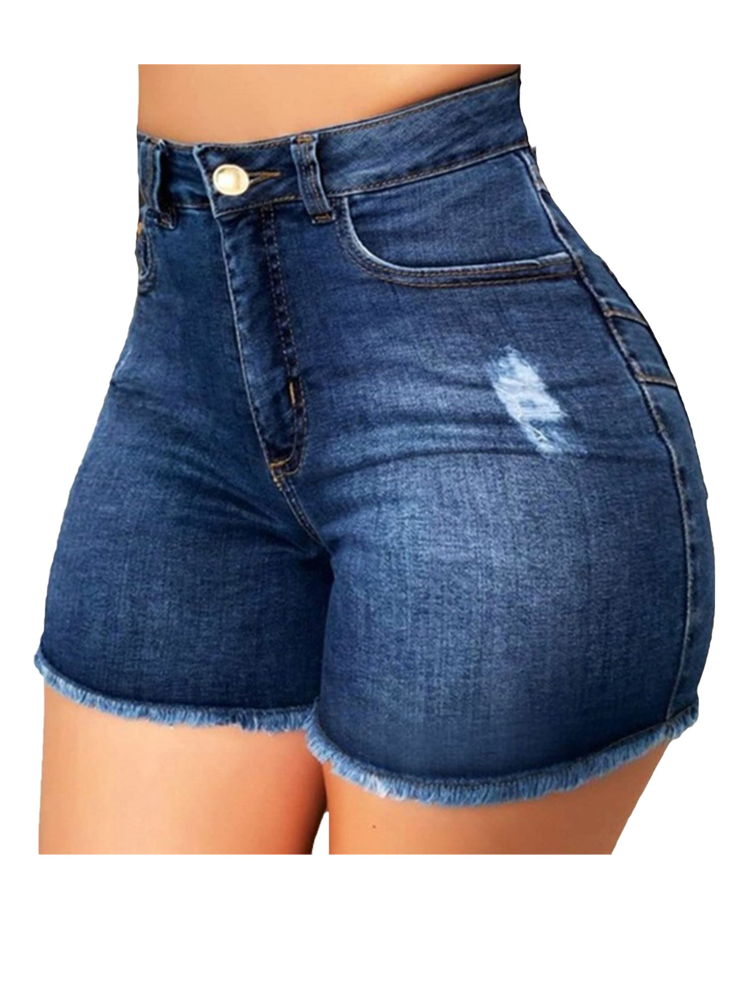 WOMEN FASHION Jeans Shorts jeans Ripped discount 78% Blue/Multicolored Bershka shorts jeans 