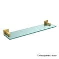 thumbnail image 4 of Montero Collection Glass Vanity Shelf with Beveled Edges - Antique Pewter / 22 Inch, 4 of 5
