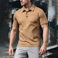 thumbnail image 1 of pstuiky camisetas camisas para hombre, Camisetas para hombre, camisetas casuales básicas de cuello redondo, camisetas de manga corta con bolsillo, blusa de manga corta con cuello vuelto m, 1 of 5