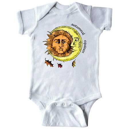 

Inktastic Autumnal Equinox Sun and Moon with Leaves Gift Baby Boy or Baby Girl Bodysuit
