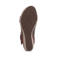 thumbnail image 5 of Aetrex Women's Sydney Quarter Ankle Strap Espadrille Wedge Sandals for Women, 5 of 7
