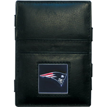 New England Patriots Official NFL Leather Jacob's Ladder Wallet by Siskiyou