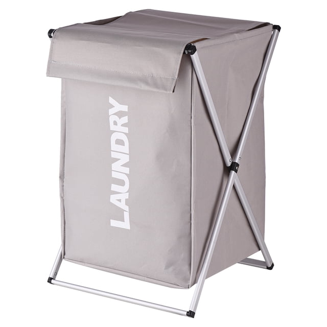 Cesta de la ropa Cesta de lavandería, cesto de ropa, organizador, clasificador, almacenamiento, pleg Tomshoo Beige