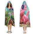 thumbnail image 3 of Ajolote Manta Capa con Capucha Anti-Bolitas, Manta de Lana Ártica Suave, Manta Portátil de Felpa Ligera y Lujosa, Poncho para Siesta en Casa y Oficina, 100*130cm, 3 of 6