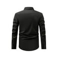 thumbnail image 3 of Wancir Mens Dress Shirts Long Sleeve Button Down Shirts for Men Casual Solid Formal Business Regular Fit Shirt, 3 of 8