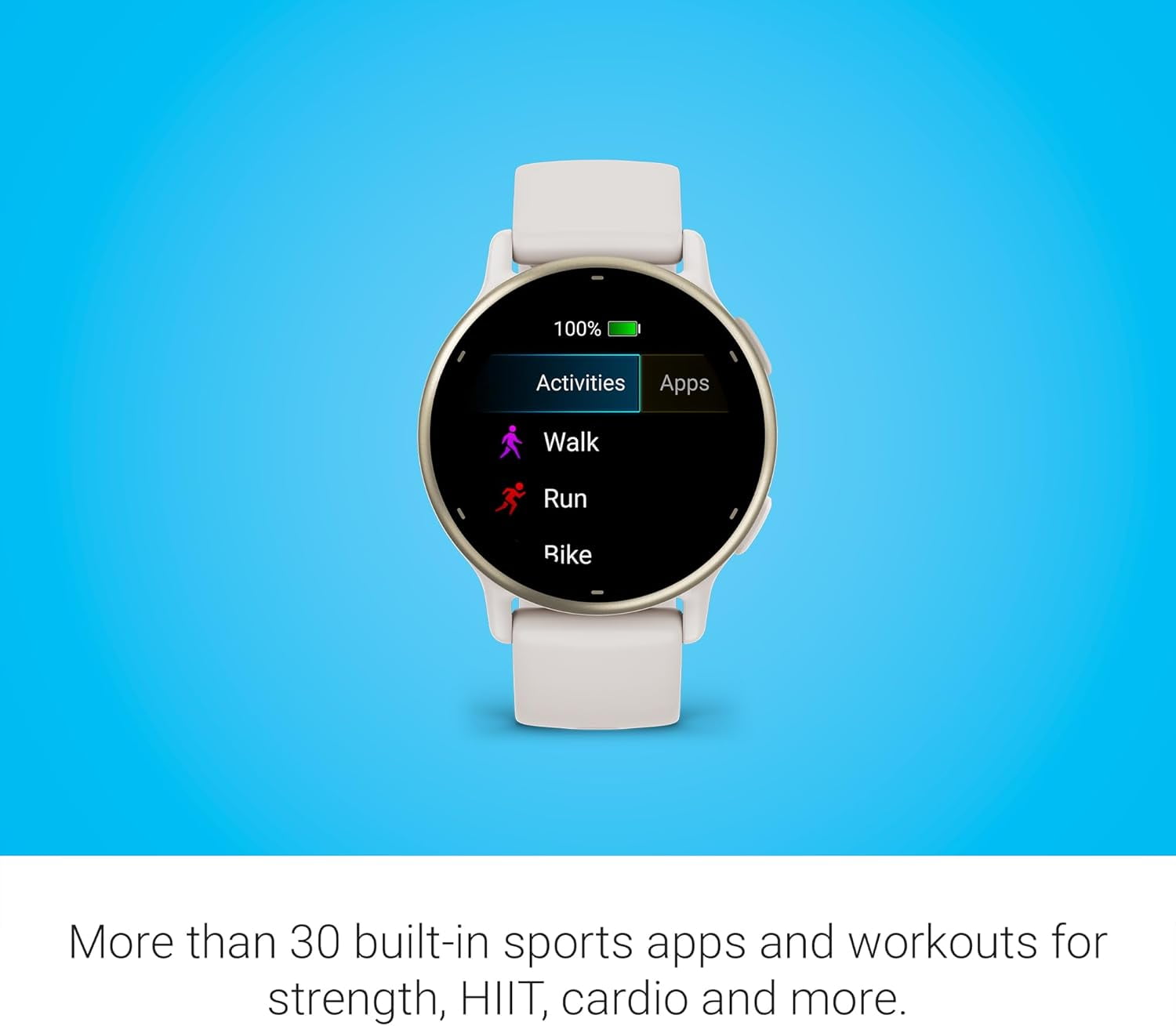 Restored Garmin vívoactive 5 GPS Smartwatch, Ivory, Health & Fitness Tracker with AMOLED Display, Body Battery, Sleep Coaching & 11-Day Battery Life (Refurbished)