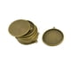 thumbnail image 4 of Base de Ajuste Colgante de Espacios en Blanco Redondos de Metal de 20 Piezas para Joyería de Collar Macarena Colgantes redondos de los encantos, 4 of 6