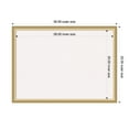 thumbnail image 4 of Amanti Art White Cork Board Framed Florence Gold Bulletin Board 30 in. x 22 in., 4 of 7