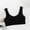 Black, variant on Girls Training Bras 100% Cotton Wirefree First Bra for Tweens 8-14 Seamless Soft Comfort Bra Black,Size 9-10T