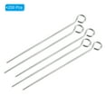 thumbnail image 3 of Uxcell 200Pcs Hallazgos de Ojos para Joyería 22 Gauge 45mm Pines de Ojos de Acero Inoxidable 3.3mm, 3 of 5