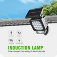 thumbnail image 4 of Xihbxyly Luces Solares para Exteriores, Sensor de Movimiento con 3 Modos, Luces de Seguridad Impermeables Ip65, Ecológicas, Amplia Cobertura para Patio, Jardín, Fácil Instalación, Tamaño 16,2 X 9,3 C, 4 of 7