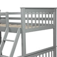 thumbnail image 5 of ARCTICSCORPION Kids Pinewood Bunk Bed Twin-Over-Full Bunk Bed with Storage Drawers and Ladders Gray, 5 of 7