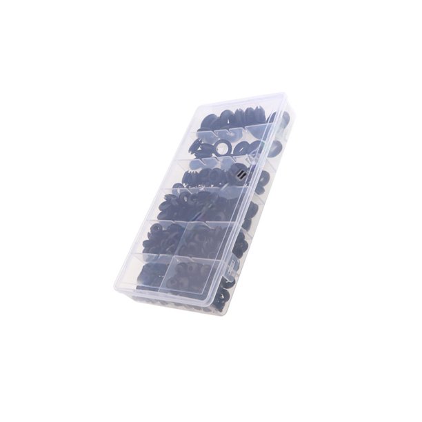 Kenally 295pcs Anillo de bobina de goma Anillo de protección de cableado de alto rendimiento Anillo de bobina de cubierta antienvejecimiento Anillo de Herramientas y ferretería Kenally TO001792-00