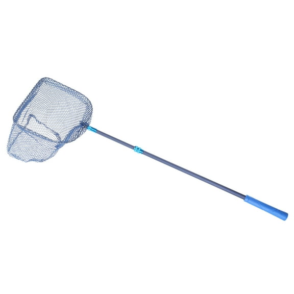 Uxcell Portable Carbon Fiber Telescopic Ping Pong Table Tennis Ball Picker Pickup Net, Blue