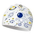 thumbnail image 1 of Child Boys Girls Caps Both Cute Panda Cartoon Caps Swimming Learning Swimming Caps Clothes Size One Size, 1 of 3