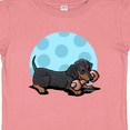 thumbnail image 4 of Inktastic Wiener Dog (Dachshund) with Bone Boys or Girls Baby T-Shirt, 4 of 5