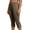 A-Coffee, variant on Plus Size Capri Pants for Women with Pockets Drawstring Slacks Slit Hem with Adjustable Drawstring Bottoms