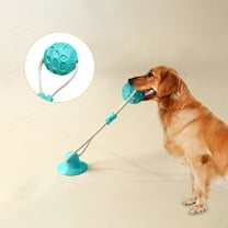 Blukids Dog Toys Clearance for Aggressive Chewers Interactive Teething Boredom and Stimulating Tug of War Suction Cup Puzzle Puppy Rope Enrichment Teeth Cleaning Ball for Small Large Dogs(Blue)