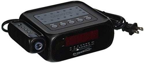 Supersonic Digital Projection Alarm Clock Radio Am FM SC371 for sale online 