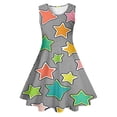 thumbnail image 4 of Robe Sans Manches pour Fillette, Robes de Printemps pour Filles, Robe Trapèze à Motif de Dessin Animé pour Filles, Robe de Fête pour Tout-Petits, 4 of 4